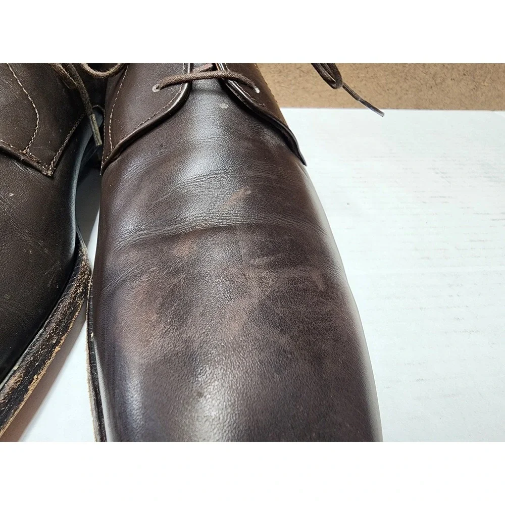 Hugo Boss dress shoes 10 Leather Brown